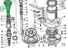 Конус ротора роторної косарки Польща (ступиця барабана) Z-169 Wirax 8245-036-010-747 (фото 8)