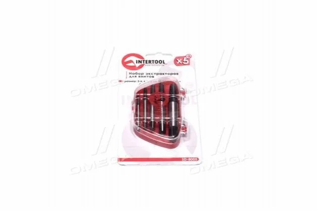 Набір екстракторів для гвинтів 5ед.(про-во INTERTOOL) Intertool SD-8005 (фото 1)