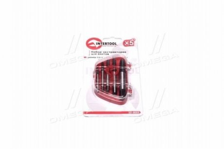 Набор экстракторов для винтов 5ед.(про-во) Intertool SD-8005 (фото 1)