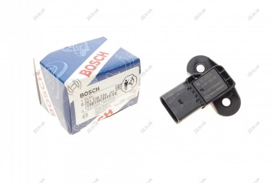 Датчик давления впускного газопровода (пр-во) Bosch 0261230234 (фото 1)
