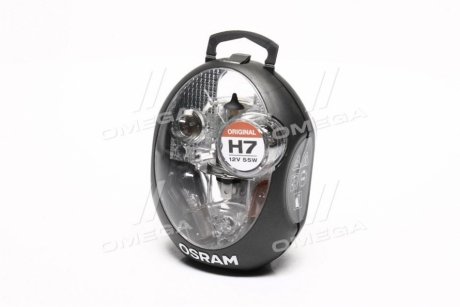 Лампа фарна (набір) H7 12V 55W PX26d OSRAM CLKMH7