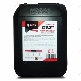 Антифриз концентрат ECO -80C RED G12 5л < > AXXIS P999-G12R ECO5l