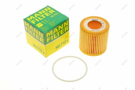 Фильтр масляный двигателя SKODA FABIA (MANN) MANN-FILTER HU710X