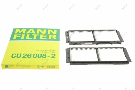 Фільтр салону MAZDA 3 (BL) 07- (2шт.) (MANN) MANN-FILTER CU26008-2