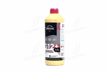 Антифриз <> RED CONCENTRATE G12+ (-80C) 1,5L BREXOL Antf-026