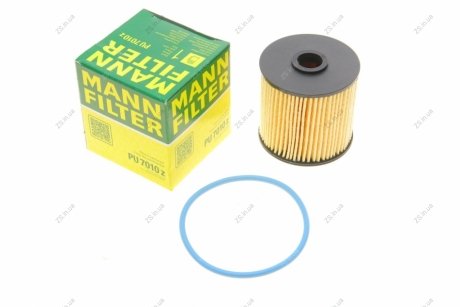 Фильтр топливный PSA 1.6 BlueHDI 14- (MANN) MANN-FILTER PU7010z