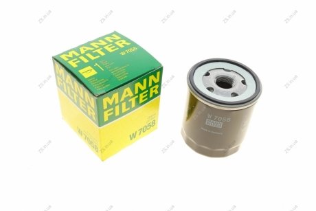 Фільтр масляний двигуна PSA, FIAT (MANN) MANN-FILTER W7058