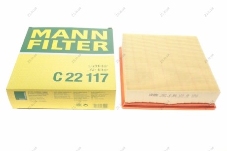 Фільтр повітряний AUDI, LADA 2108-09 (MANN) MANN-FILTER C22117