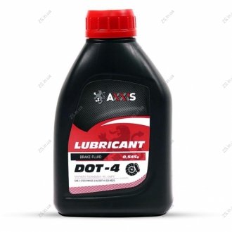 Жидкость торм. DOT4 (Канистра 0,5 L) 545g AXXIS Ax-1022