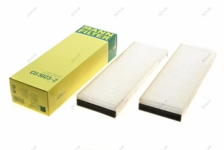 Фильтр салона AUDI A6 04-11 (2шт.) (MANN) MANN-FILTER CU3023-2