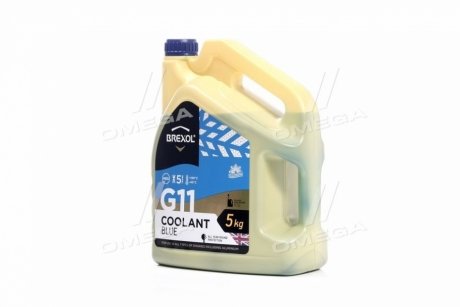 Антифриз BLUE G11 Antifreeze (cиний) 5kg BREXOL Antf-021 (фото 1)