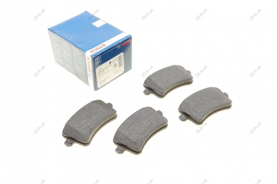 Колодка гальм. диск. AUDI A4 задн. (пр-во) Bosch 0 986 494 254 (фото 1)