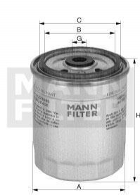 Фільтр топл. John Deere (MANN) MANN-FILTER SP3008-2x