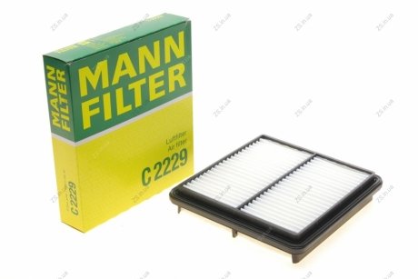 Фільтр повітряний DAEWOO LANOS 97- (MANN) MANN-FILTER C2229 (фото 1)