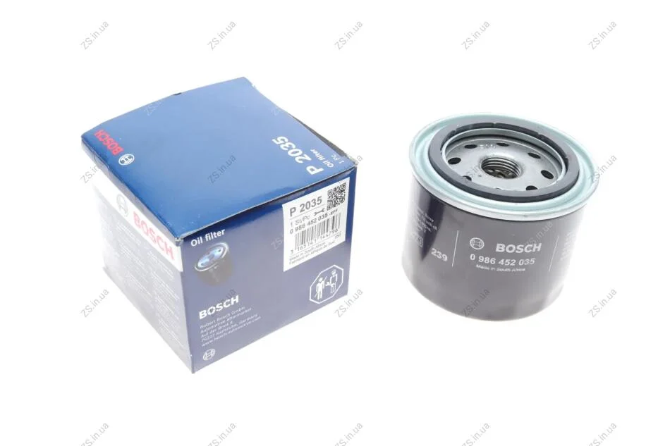 Фільтр масляний двигуна SUZUKI (пр-во) Bosch 0986452035 (фото 1)