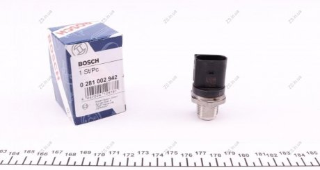 Датчик, тиск подачі палива Bosch 0281002942 (фото 1)