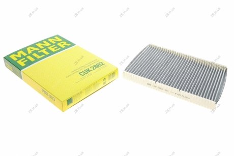 Фільтр салону VW, SEAT вугільний (MANN) MANN-FILTER CUK2862 (фото 1)