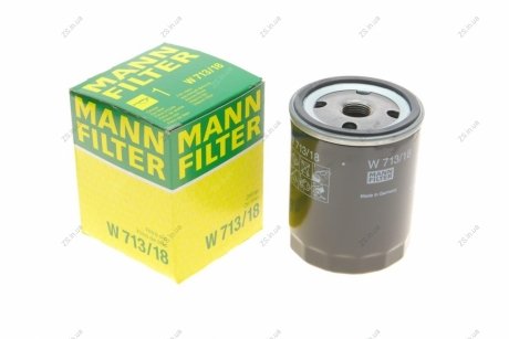 Фильтр масляный двигателя OPEL (MANN) MANN-FILTER W713/18 (фото 1)