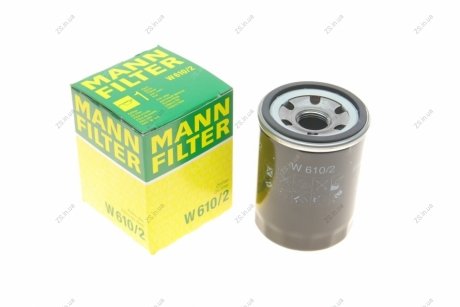 Фільтр масляний двигуна FORD (MANN) MANN-FILTER W610/2 (фото 1)