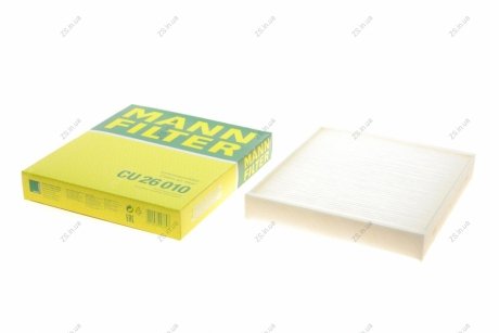 Фильтр салона AUDI, SKODA, VW (MANN) MANN-FILTER CU26010