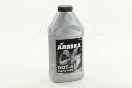 Жидкость торм. DOT4 (серебро) 390г АЛЯSКА 5437