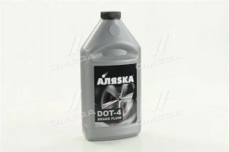 Жидкость торм. DOT4 (серебро) 750г АЛЯSКА 5438