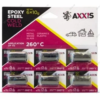 Холодная сварка (планшет 6шт*10гр) AXXIS VSB-017
