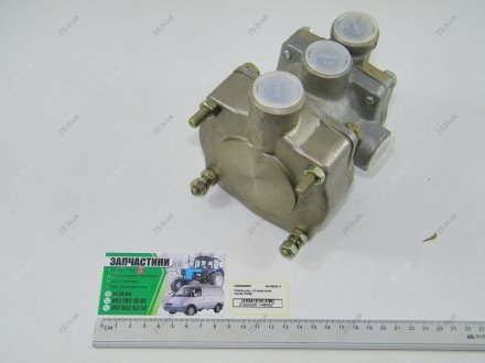 Клапан управления тормозами прицепа с 2-х проводным приводом ПААЗ 100-3522010