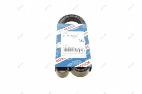 Ремінь п-клинової 6pk1560 Bosch 1 987 947 950