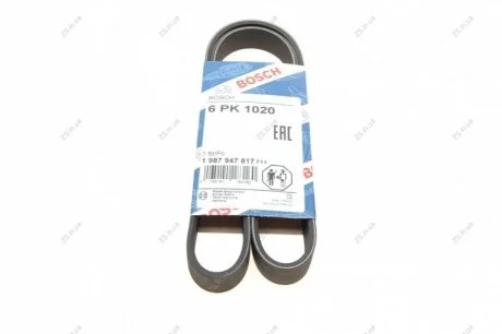 Ремінь п-клинової 6pk1020 Bosch 1 987 947 817