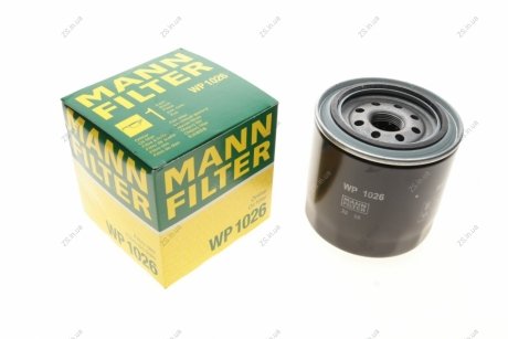 Фільтр масляний двигуна (MANN) MANN-FILTER WP1026 (фото 1)