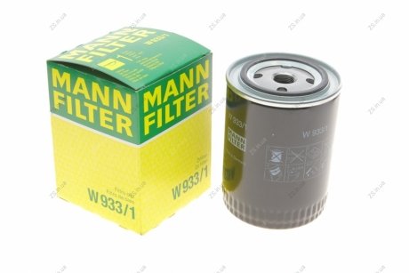 Фільтр масляний двигуна (MANN) MANN-FILTER W933/1 (фото 1)