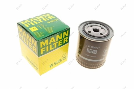 Фільтр масляний двигуна (MANN) MANN-FILTER W930/21
