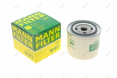 Фільтр масляний двигуна (MANN) MANN-FILTER W917 (фото 1)