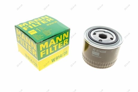 Фильтр масляный двигателя (MANN) MANN-FILTER W914/28