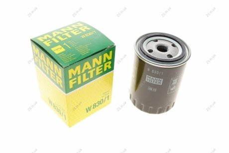 Фільтр масляний двигуна (MANN) MANN-FILTER W830/1 (фото 1)