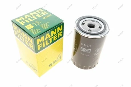 Фільтр масляний двигуна (MANN) MANN-FILTER W840/2