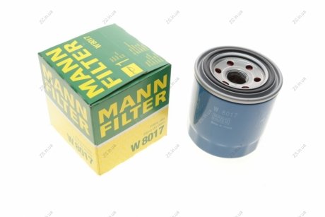 Фильтр масляный двигателя (MANN) MANN-FILTER W8017