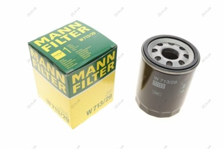 Фильтр масляный двигателя (MANN) MANN-FILTER W713/29