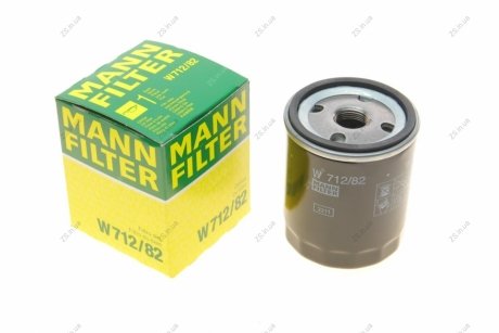 Фильтр масляный двигателя (MANN) MANN-FILTER W712/82