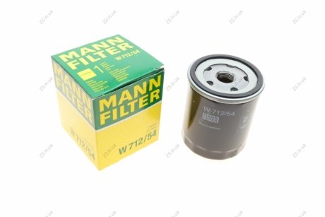 Фильтр масляный двигателя (MANN) MANN-FILTER W712/54