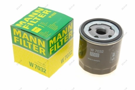 Фильтр масляный двигателя (MANN) MANN-FILTER W7032 (фото 1)