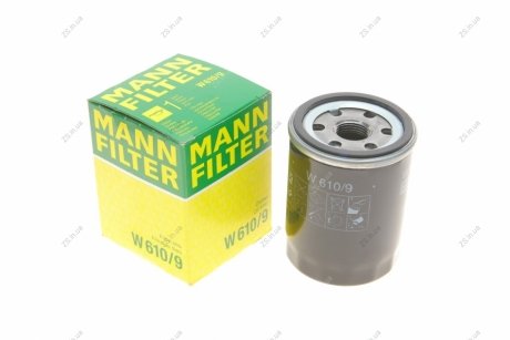 Фильтр масляный двигателя (MANN) MANN-FILTER W610/9