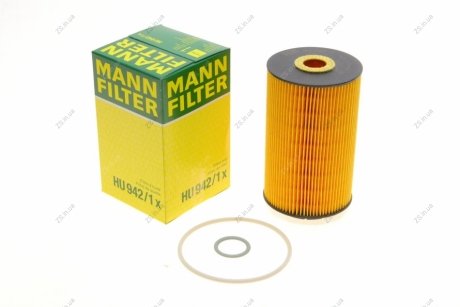 Фильтр масляный двигателя (MANN) MANN-FILTER HU942/1X