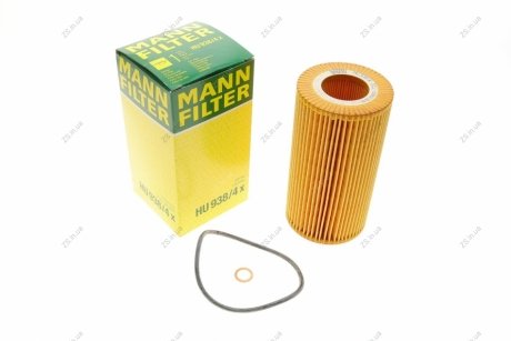 Фільтр масляний двигуна (MANN) MANN-FILTER HU938/4X (фото 1)