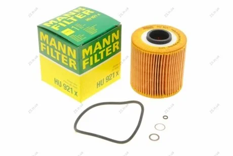 Фільтр масляний двигуна (MANN) MANN-FILTER HU921X