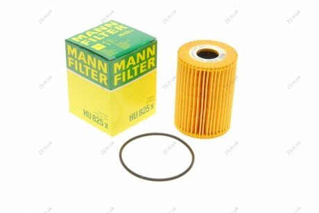 Фільтр масляний двигуна (MANN) MANN-FILTER HU825X (фото 1)