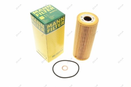 Фильтр масляный двигателя (MANN) MANN-FILTER HU727/1X