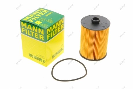 Фильтр масляный двигателя (MANN) MANN-FILTER HU8009Z