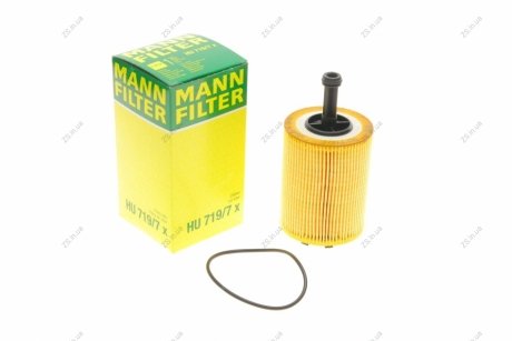 Фільтр масляний двигуна (MANN) MANN-FILTER HU719/7X